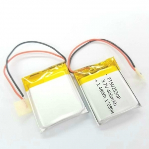 auricolare con batteria ai polimeri di litio ricaricabile 3.7v 400mah ft502530p, mp3, prodotti digitali