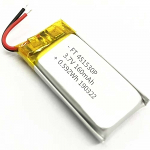 Batteria ai polimeri di litio 3.7v 160mah ft451530p