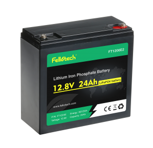batteria lifepo4 personalizzata batteria agli ioni di litio 24ah ciclo profondo 12v