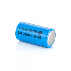 3.6 v 2100 mah 2 / 3a formato lisocl2 batterie er17335