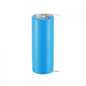 una batteria limno2 cr17505sl di dimensioni 3.0v 2500mah