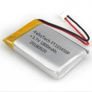 Batteria 1800mAh 3,7 v ai polimeri di litio ft103450p con certificato ul