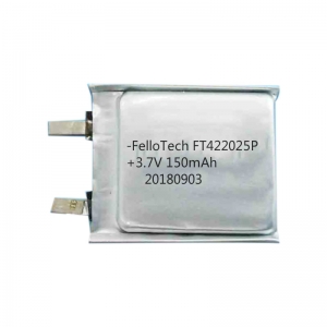 Batterie lipo auricolari bluetooth 3.7v 150mah ft422025p