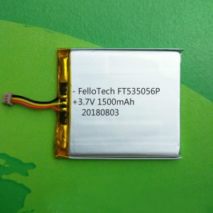 Batterie ai polimeri di litio da 3,7 V 1500 mah ft535056p con certificazione ul