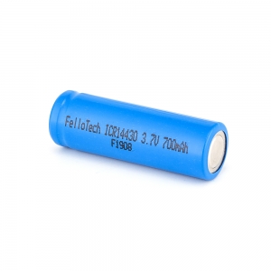 Batteria agli ioni di litio icr14430 da 3,7 V 650 mAh utilizzata per luce cap, gps ecc