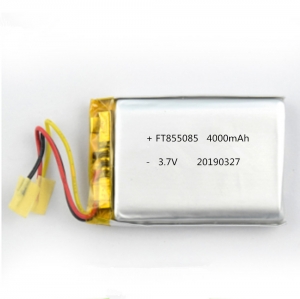 Batteria ai polimeri di litio da 3,7 v ft855085p con certificato ul