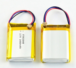 3.7 v 1400 mAh batterie ai polimeri di litio ft953048p