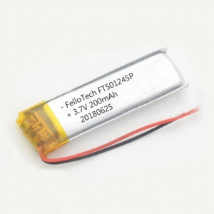 Batteria ai polimeri di litio da 3,7 v 200 mah ft501245p