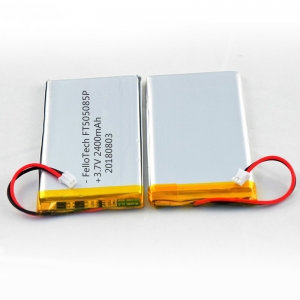 Batteria ai polimeri di litio da 3,7 v 2400 mAh ft505085p