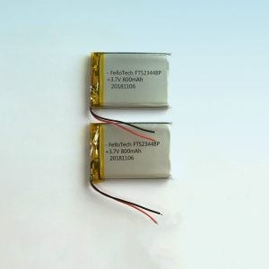 Batteria ai polimeri di litio da 3,7 v 800 mah ft523448p
