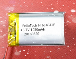 Batterie ai polimeri di litio da 3,7 V 1050 mAh ft614041p