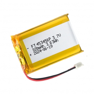Batteria ai polimeri di litio da 3,7 V 820 mAh ft453450p