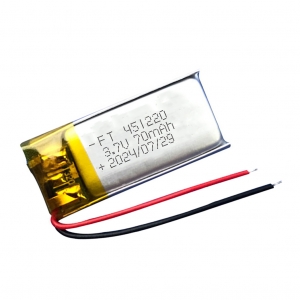 Batteria giocatore bluetooth 3.7v polimero lihtium ft451220p