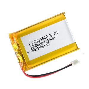 Batterie al litio 3,7 v 1200 mah polimero ft653450p