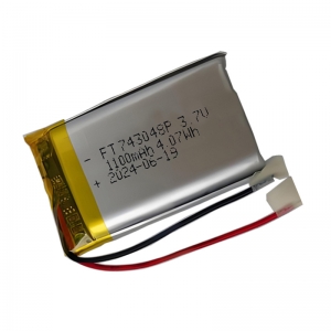 Batteria ai polimeri di litio da 3,7 v 1100 mah ft743048p