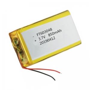 Batteria al litio polimero 3,7 v 850 mah ft603048p