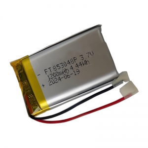 Batteria 3.7v 1200mah ai polimeri di litio ft853048p