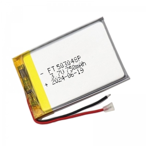 Batterie lipo 3.7 v 750 mah ft503048p con certificato ul
