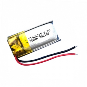 Batterie ai polimeri di litio da 3,7 V 35 mAh ft401215p