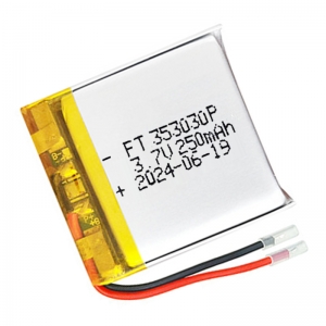 Batteria al litio polyb wearbale 3.7v 250mah ft353030p