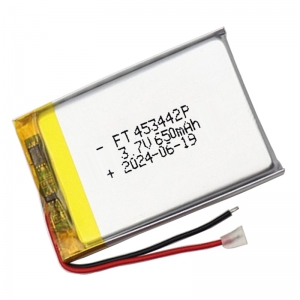 Batterie 3.7v 650mah lipol ft453442p per luce led