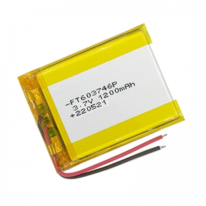 Batteria ricaricabile ai polimeri di litio da 1200 mAh 3.7v per giocattoli di plastica