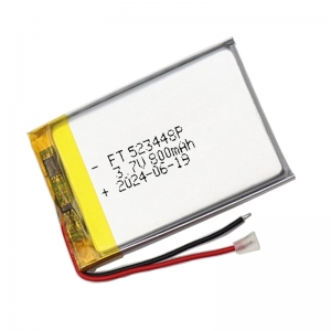 Batteria ai polimeri di litio da 3,7 v 800 mah ft523448p